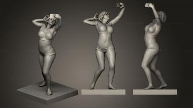 Figurines of people Selfie 3d model